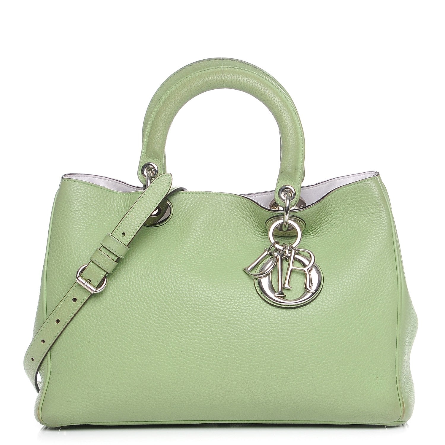 Christian Dior Bullcalf Medium Diorissimo Light Green 1 of 21