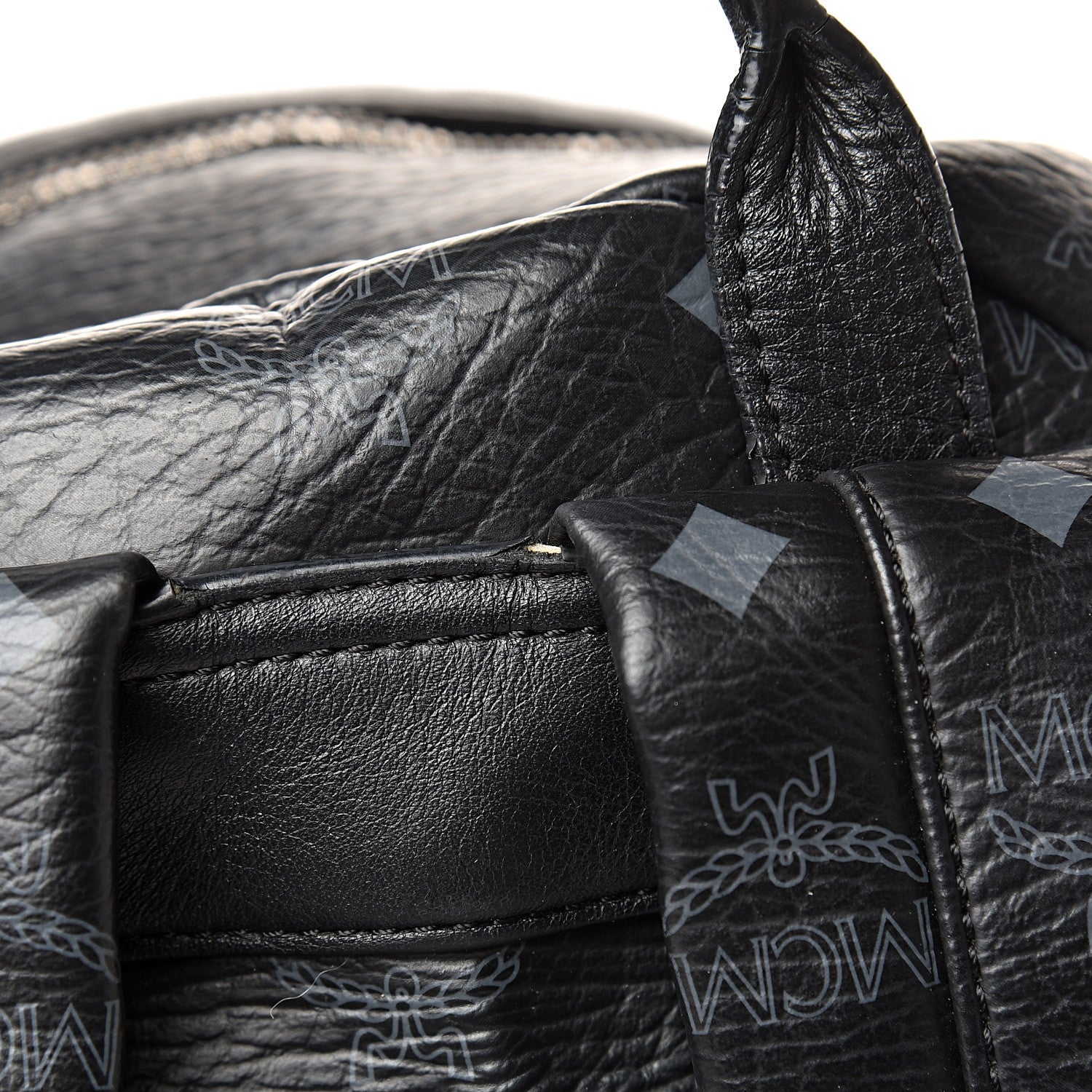 MCM Visetos Medium Stark Backpack Black 14 of 15