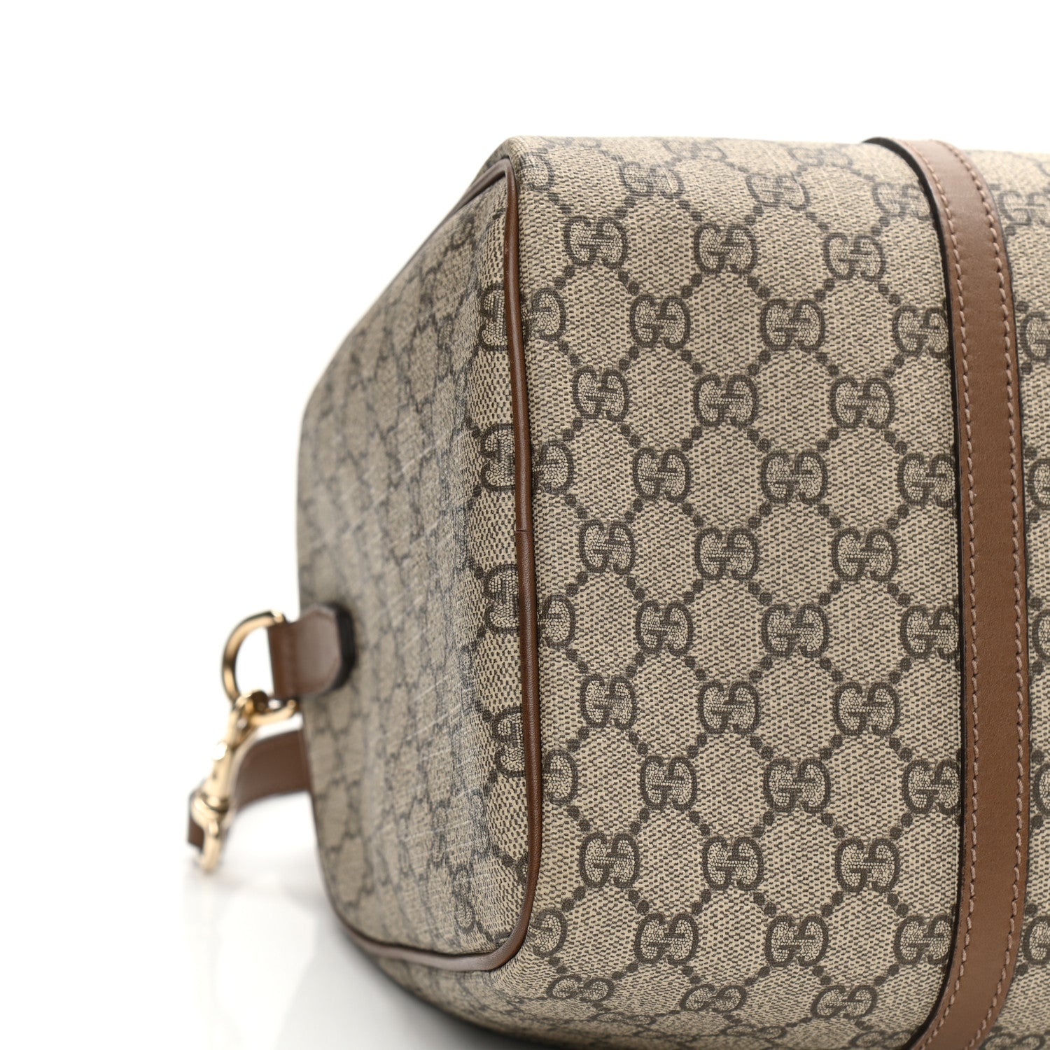 Gucci GG Supreme Monogram Margaux Calfskin Medium Nice Boston Beige Ebony Acero 9 of 12