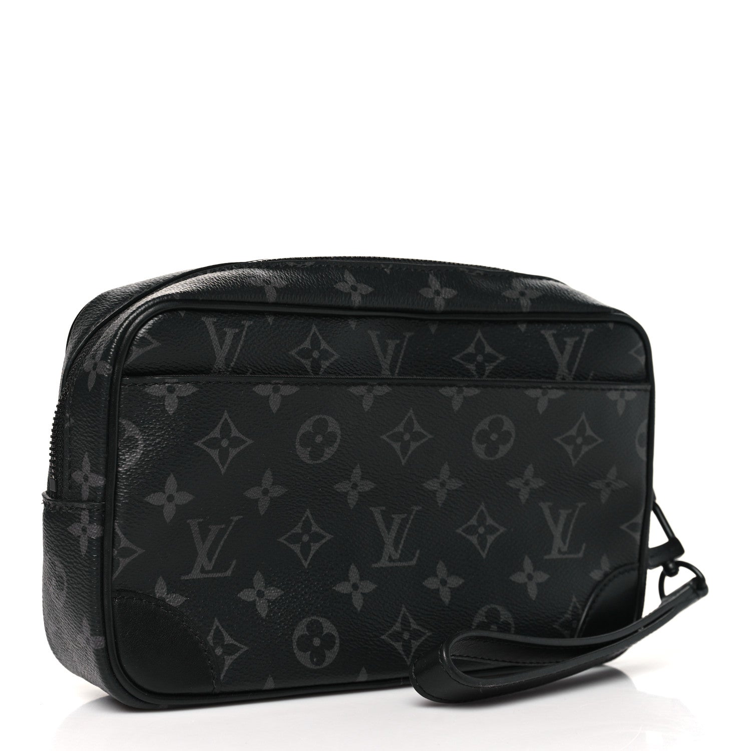 Louis Vuitton Monogram Eclipse Pouch Black 2 of 7