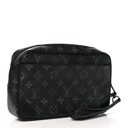 Louis Vuitton Monogram Eclipse Pouch Black 2 of 7