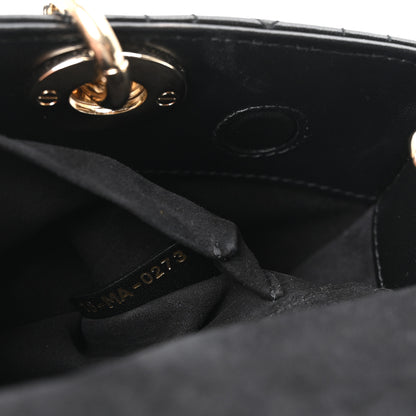 Christian Dior Lambskin Cannage Medium Lady D-Joy Black 7 of 10