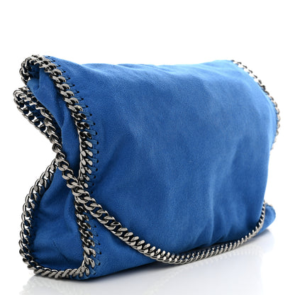 Stella McCartney Shaggy Deer Falabella Fold Over Tote Royal Blue 3 of 10