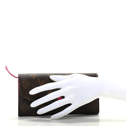 Louis Vuitton Monogram Emilie Wallet Hot Pink 2 of 7