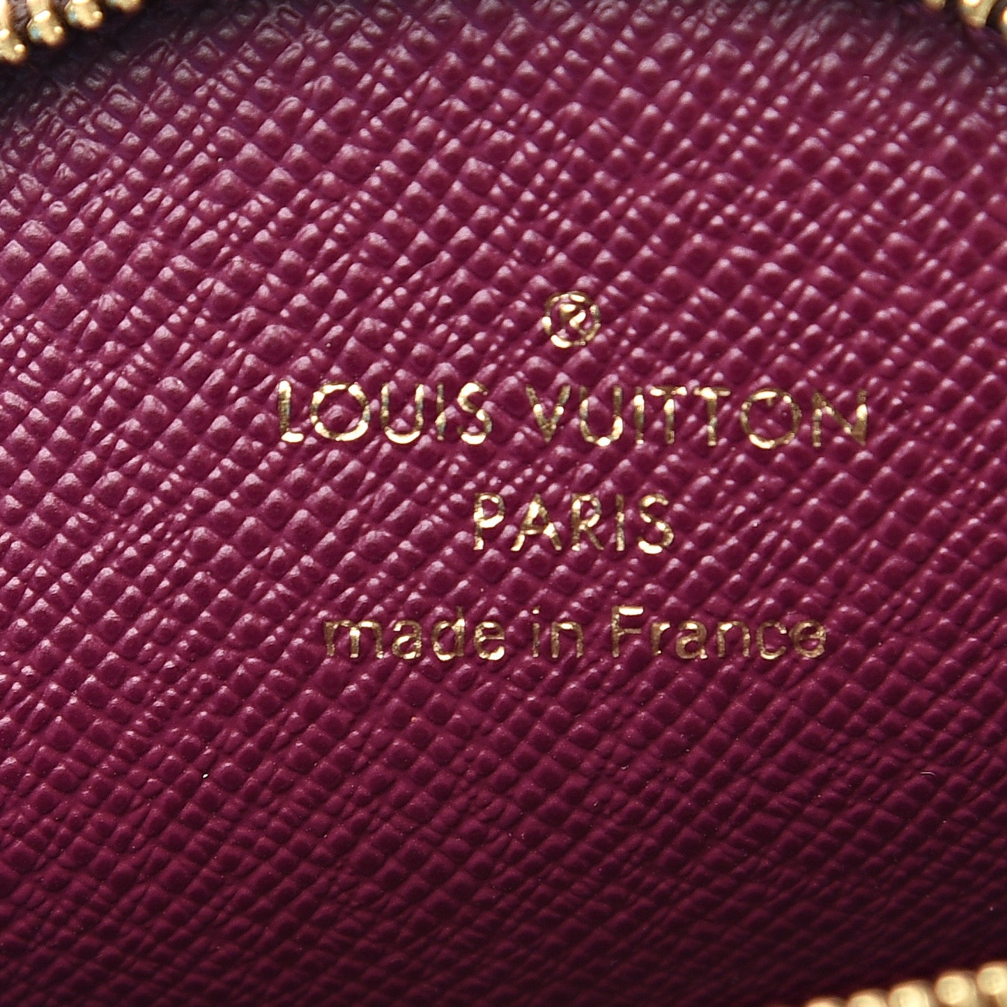 Monogram Totem Round Coin Purse Magenta