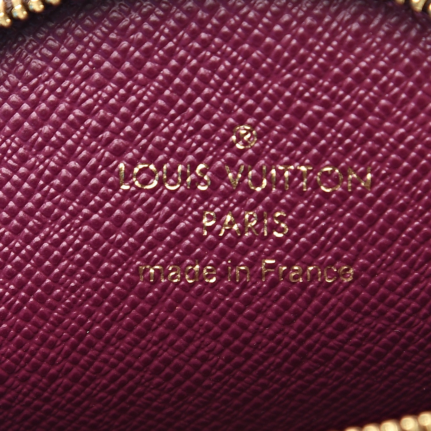 Louis Vuitton Monogram Totem Round Coin Purse Magenta 5 of 5
