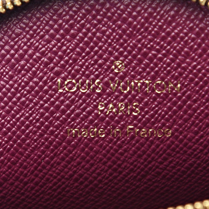 Louis Vuitton Monogram Totem Round Coin Purse Magenta 5 of 5