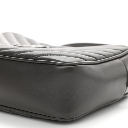 Saint Laurent Calfskin Matelasse Monogram Lou Camera Bag Asphalt 9 of 12