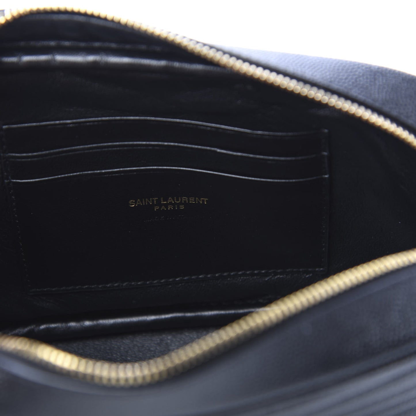 Grain De Poudre Matelasse Monogram Mini Lou Camera Bag Black