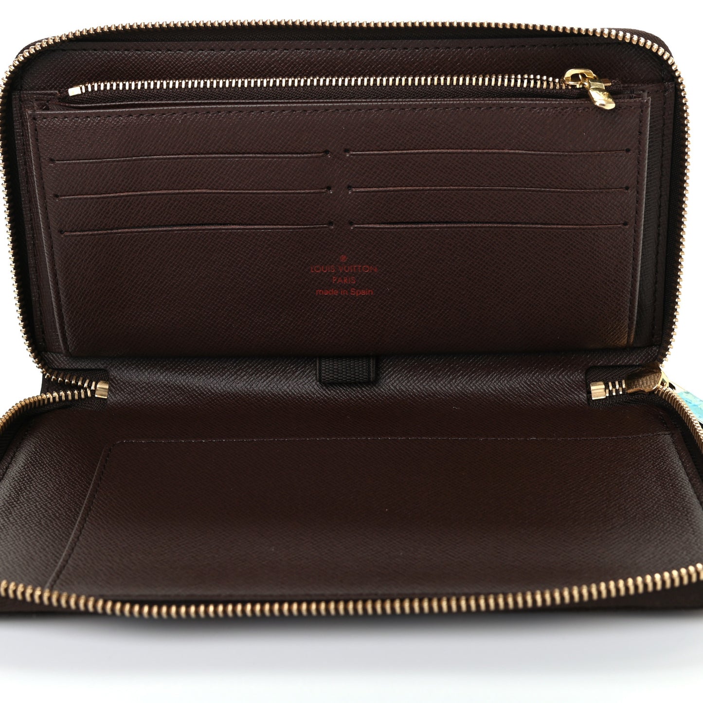 Damier Ebene Zippy Organizer Wallet