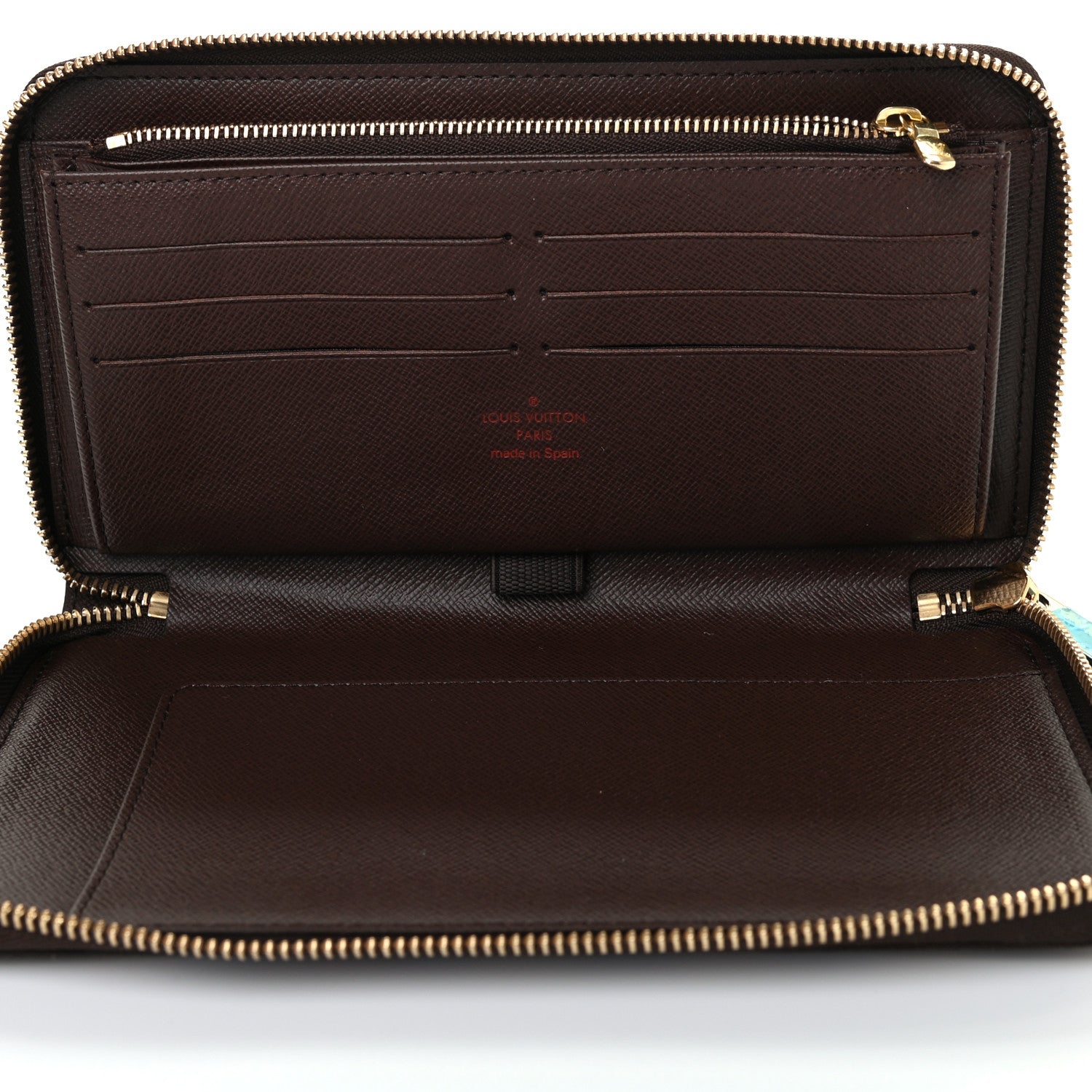 Louis Vuitton Damier Ebene Zippy Organizer Wallet 4 of 6