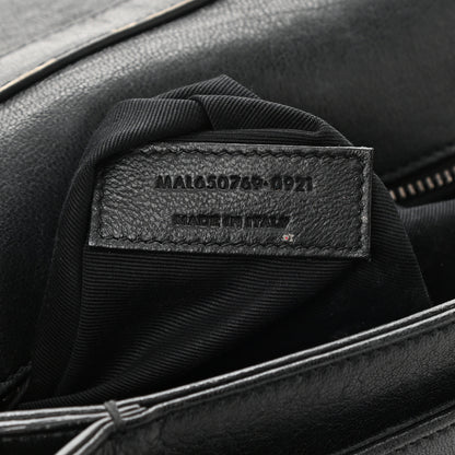 Saint Laurent Lambskin Quilted Mini Becky Chain Bag Black 8 of 12