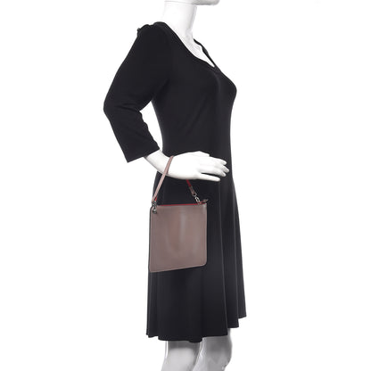 Christian Louboutin Calfskin Cabata Pouch Cashmere 2 of 6