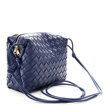 Bottega Veneta Nappa Intrecciato Small Loop Camera Bag Deep Pacific 3 of 9