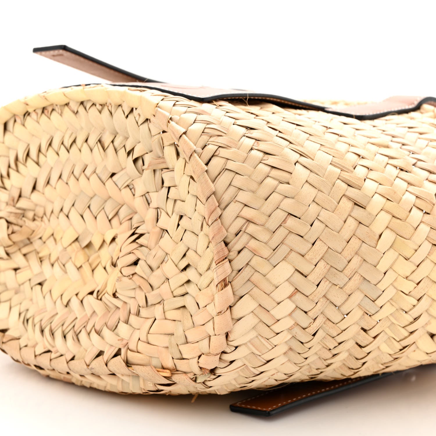 Loewe Raffia Small Basket Tote Bag Natural Tan 10 of 10