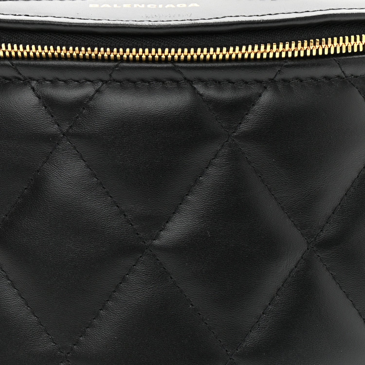 Balenciaga Calfskin Quilted XXS Souveniers Charms Belt Bag Black 7 of 9