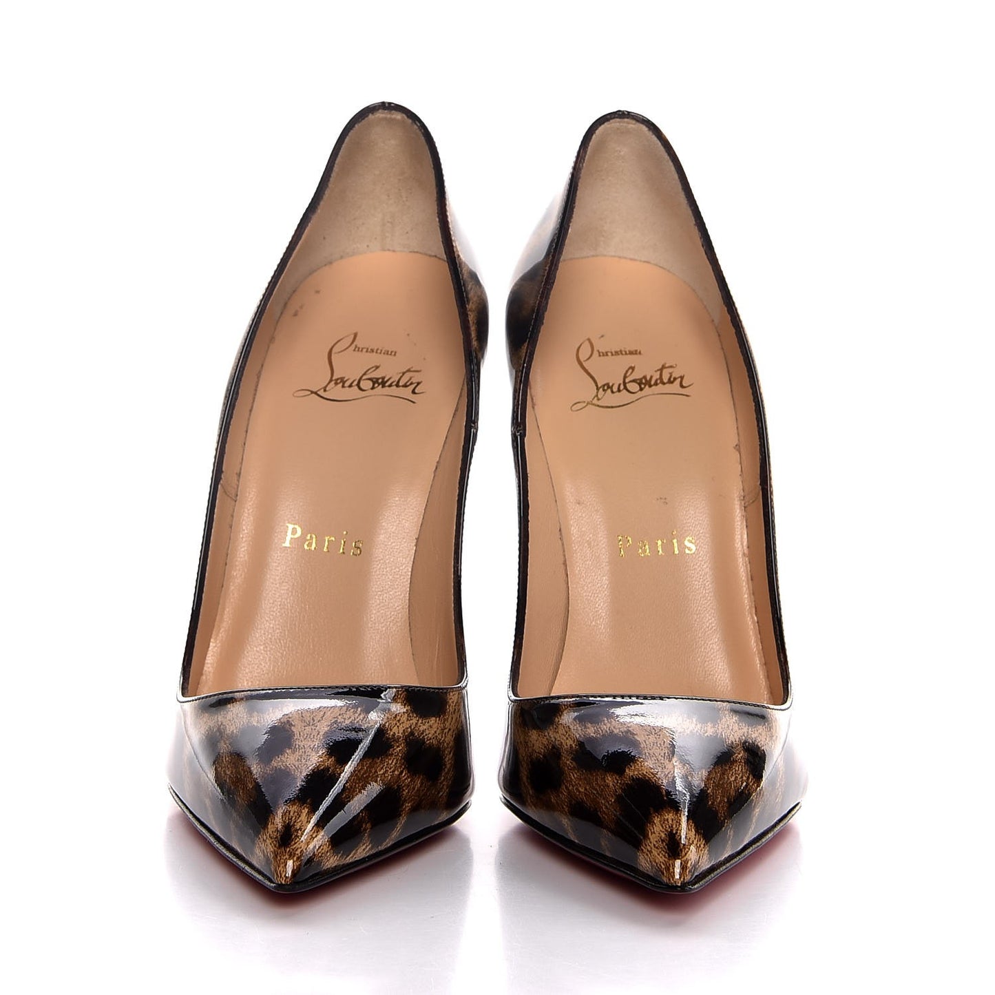 Patent Leopardino So Kate 120 Pumps 35.5 Brown