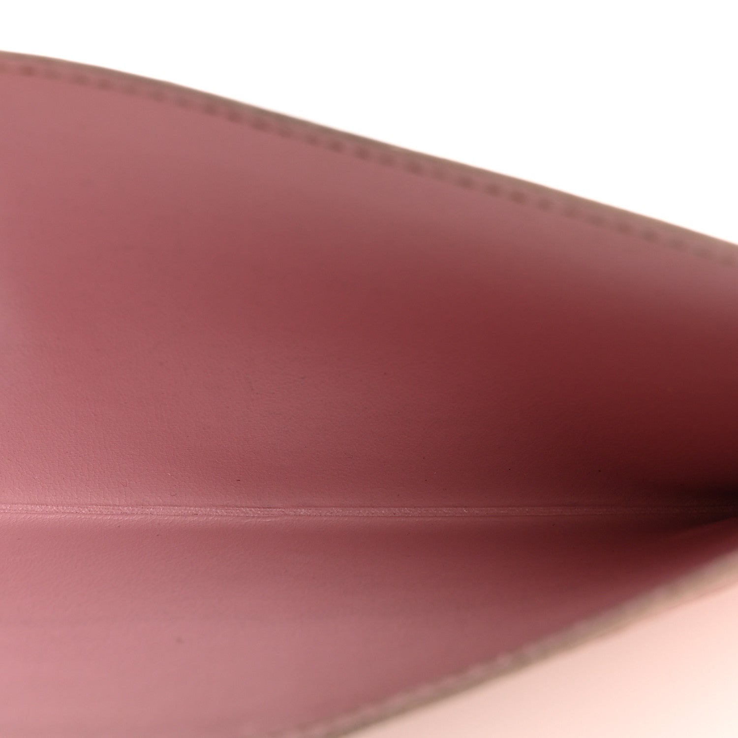 Louis Vuitton Calfskin Felicie Card Holder Insert Rose Ballerine 5 of 8
