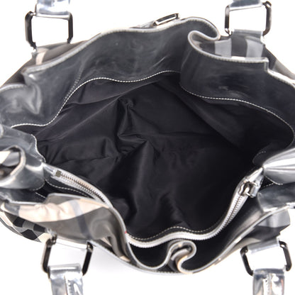 Burberry Nylon Beat Check Lowry Silver 6 of 27