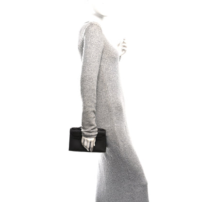 Hermes Swift Kelly Pochette Clutch Bai Brun 2 of 9
