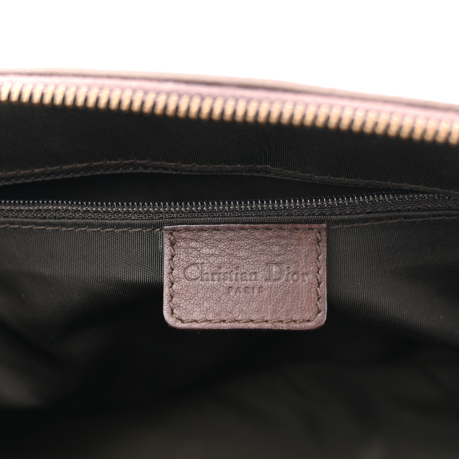 Christian Dior Pony Hair Calfskin Cadillac Tote Brown 6 of 13