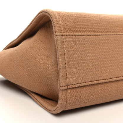 Chanel Mixed Fibers Small Deauville Tote Camel 11 of 12