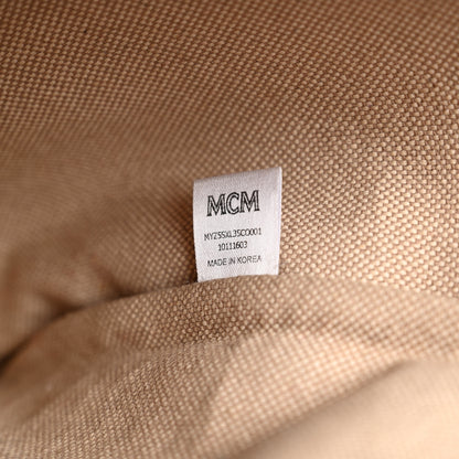 MCM Visetos Rabbit Pouch Cognac 7 of 8
