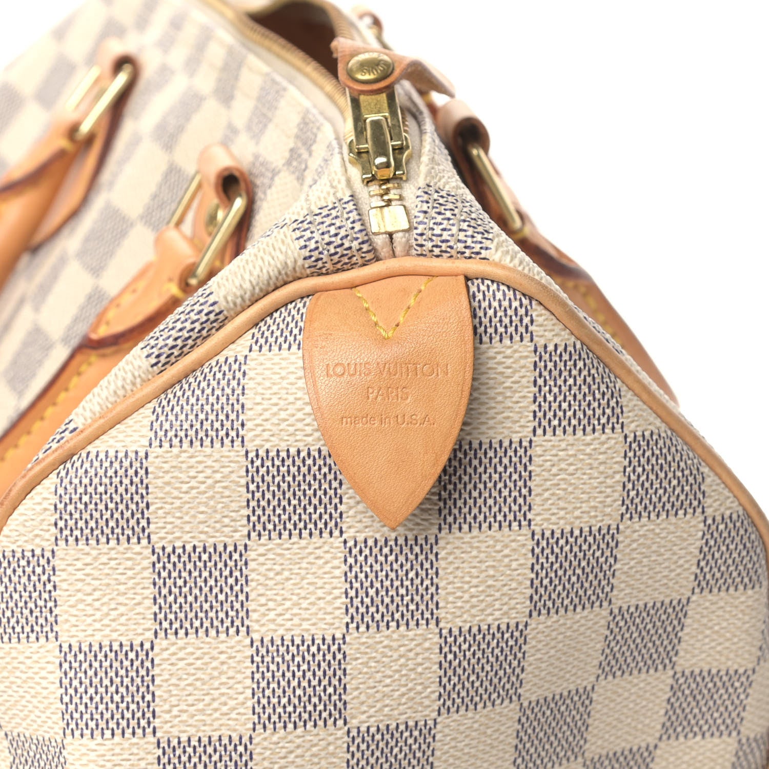 Louis Vuitton Damier Azur Speedy 30 6 of 11