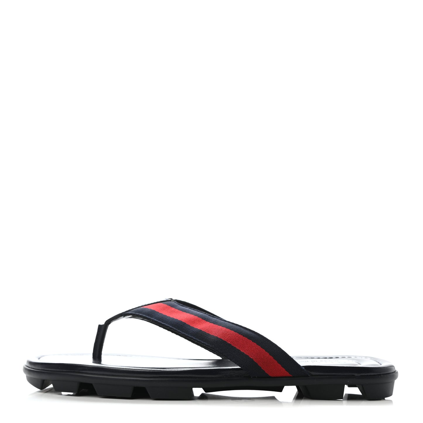Nylon Calfskin Web Mens Cleat Sole Thong Sandals 8.5 Black Red Blue