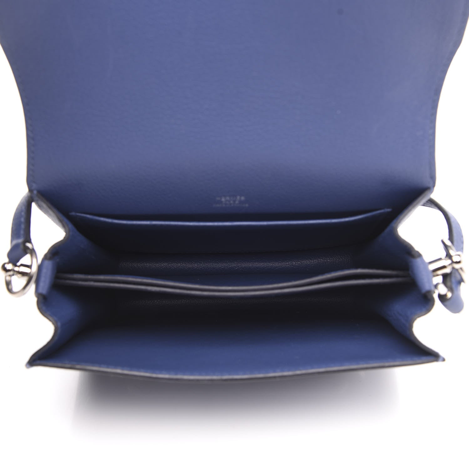 Hermes Evergrain Mini Sac Roulis Bleu Brighton 5 of 9