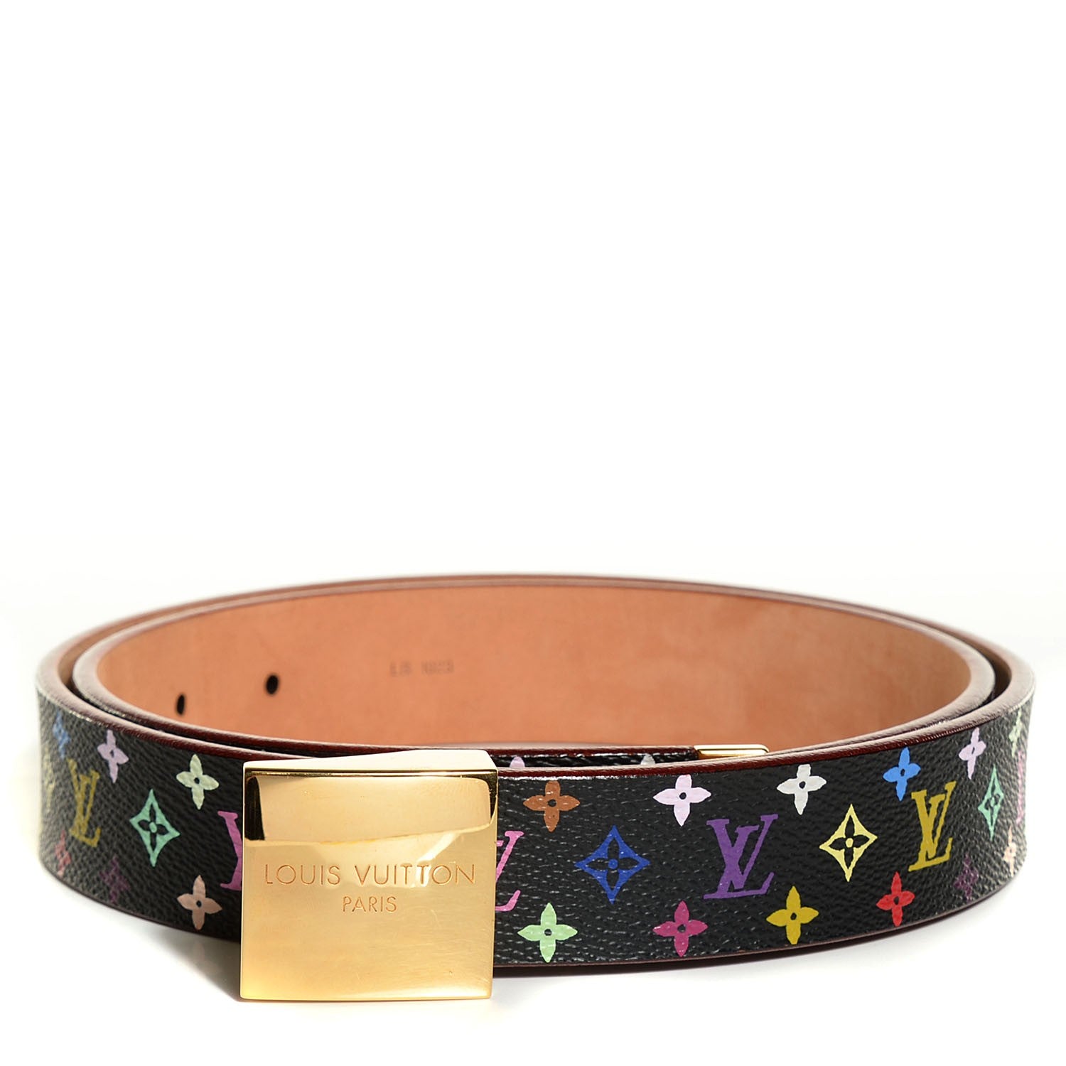 Louis Vuitton Monogram Multicolor Ceinture Belt Black 90 36 1 of 8