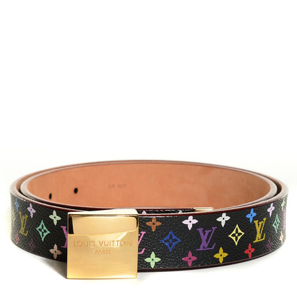 Louis Vuitton Monogram Multicolor Ceinture Belt Black 90 36 1 of 8