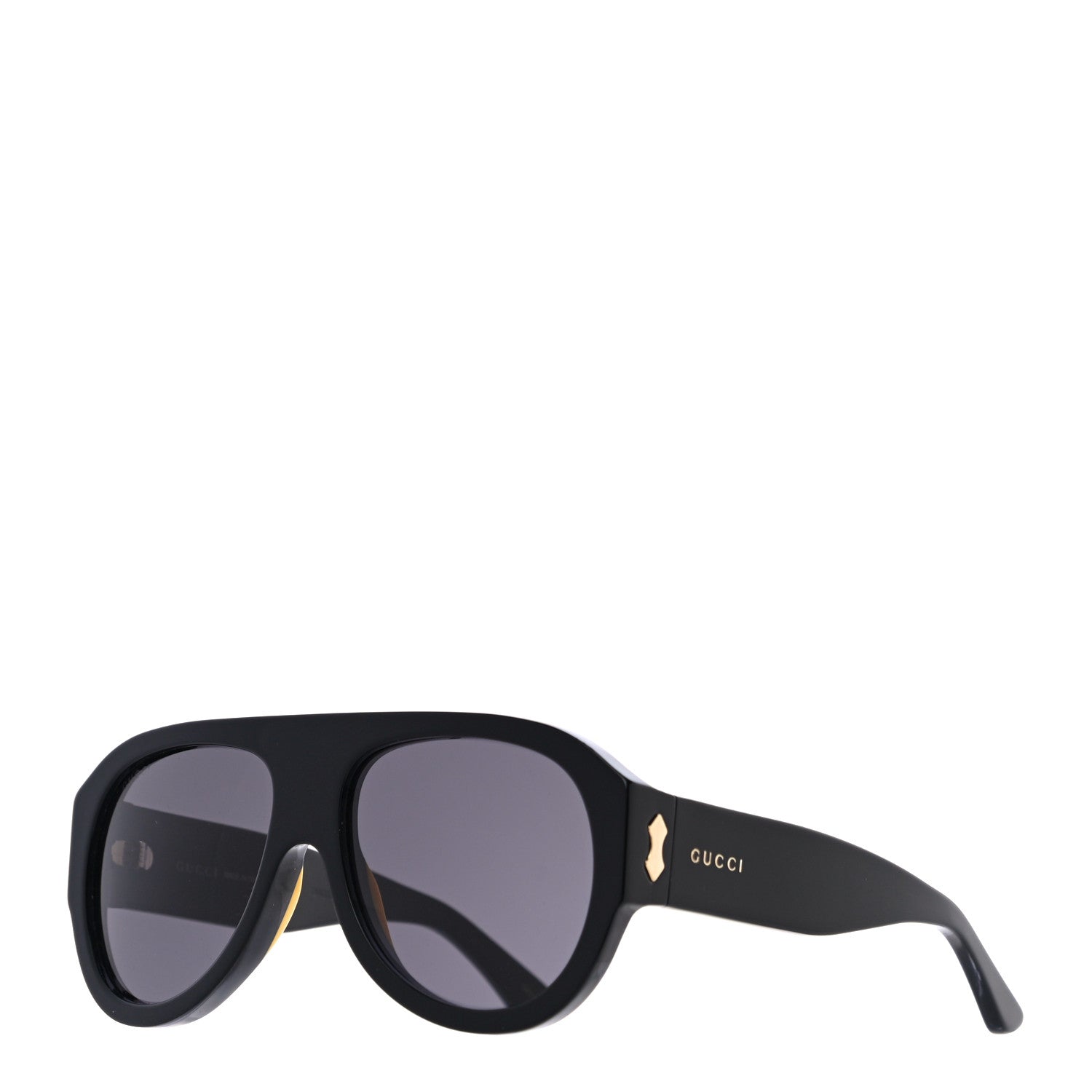 Gucci Acetate Aviator Sunglasses GG0668S Black 1 of 7
