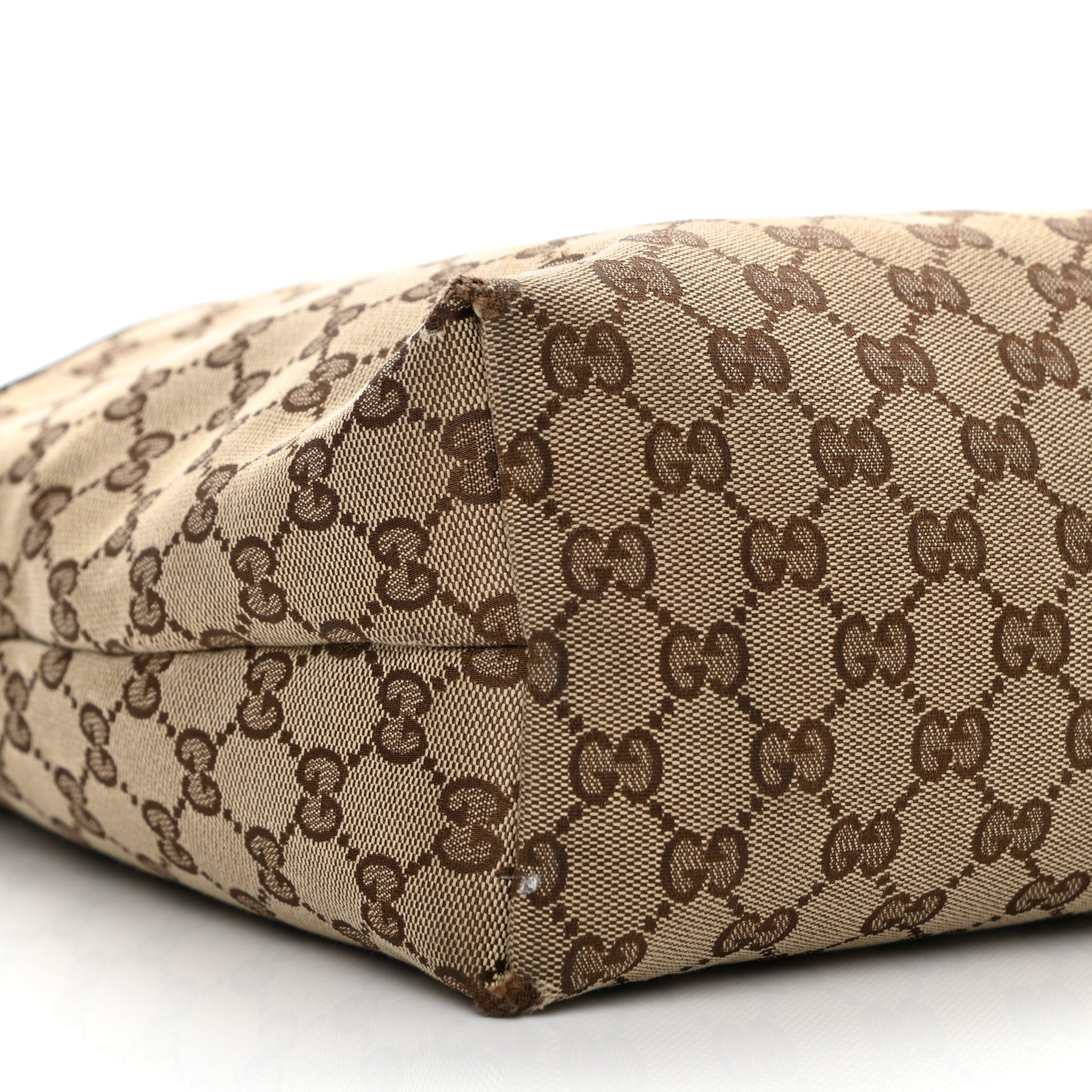 Gucci Monogram Web Medium Flat Messenger Bag Brown 11 of 17