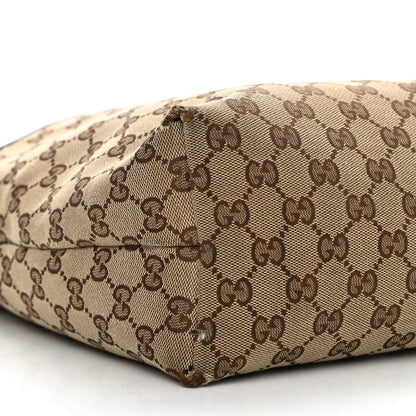 Gucci Monogram Web Medium Flat Messenger Bag Brown 11 of 17