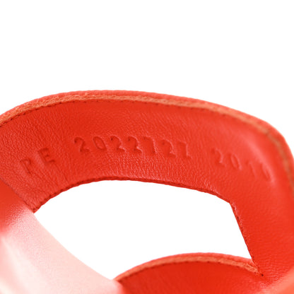 Hermes Epsom Oran Sandals 36 Orange Poppy 9 of 10