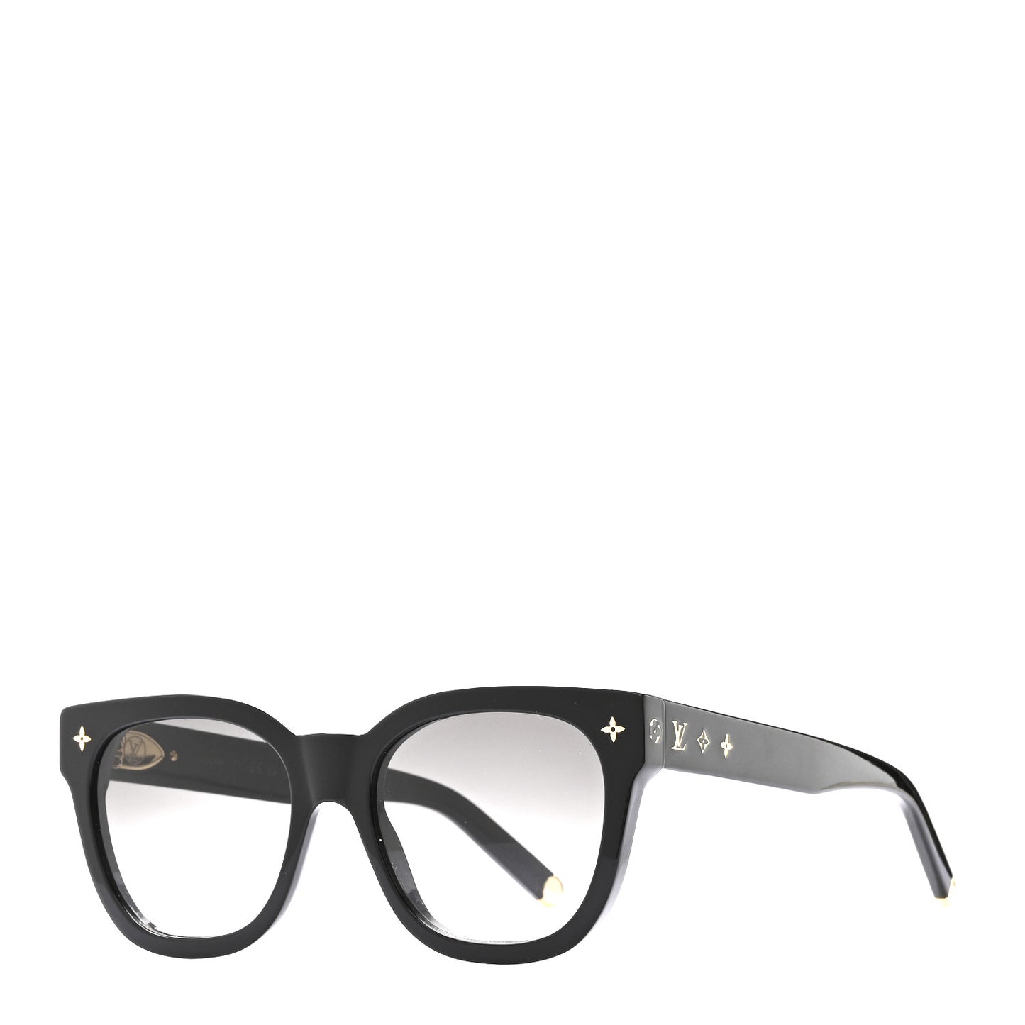 Acetate My Monogram Square Sunglasses Z1523W Black