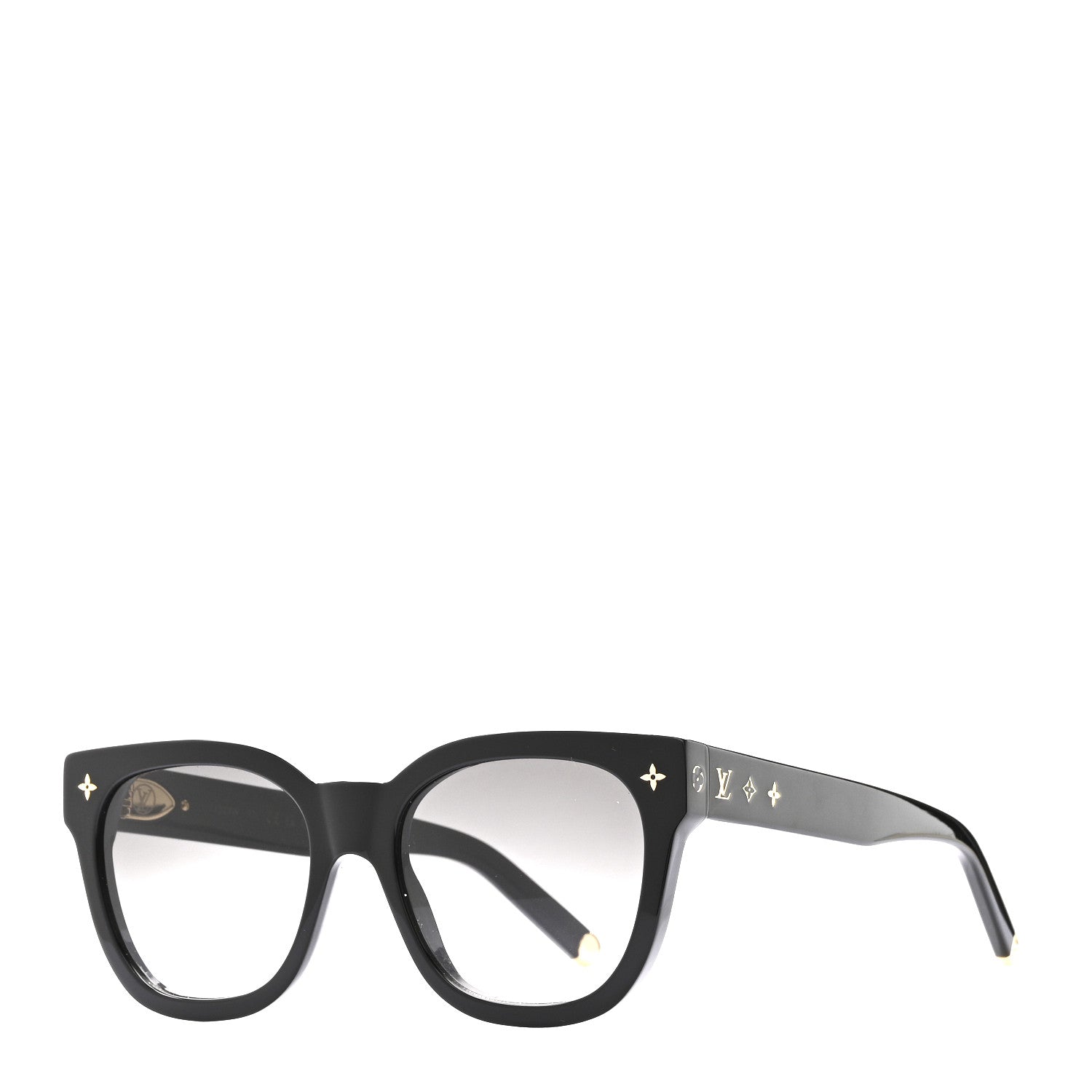 Louis Vuitton Acetate My Monogram Square Sunglasses Z1523W Black 1 of 5