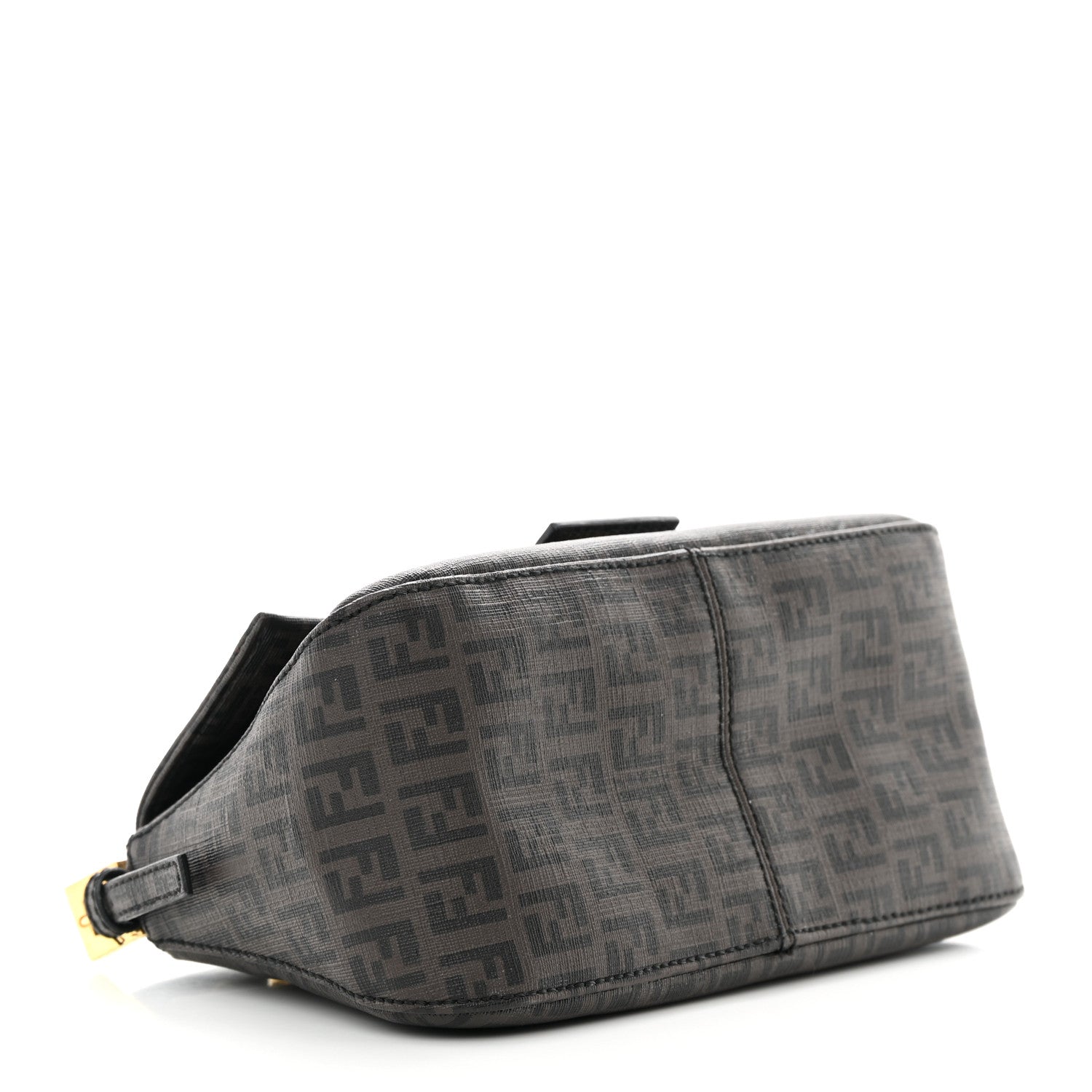 Fendi Zucchino Spalmati Forever Mini Mama Baguette Moro Black 4 of 14