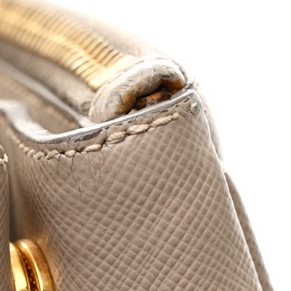 Prada Saffiano Medium Galleria Double Zip Tote Pomice 13 of 13