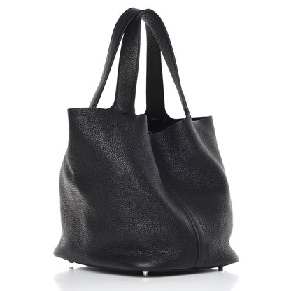 Hermes Taurillon Clemence Picotin Lock 26 GM Black 3 of 9