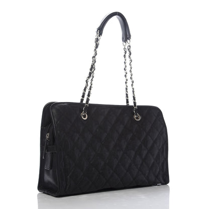 Chanel Caviar Quilted French Riviera Tote Black 3 of 10