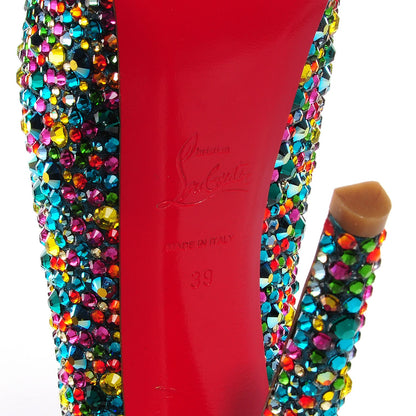 Christian Louboutin Crystal Suede Burma Daffodile Strass 160 Pumps 39 Multicolor 5 of 6