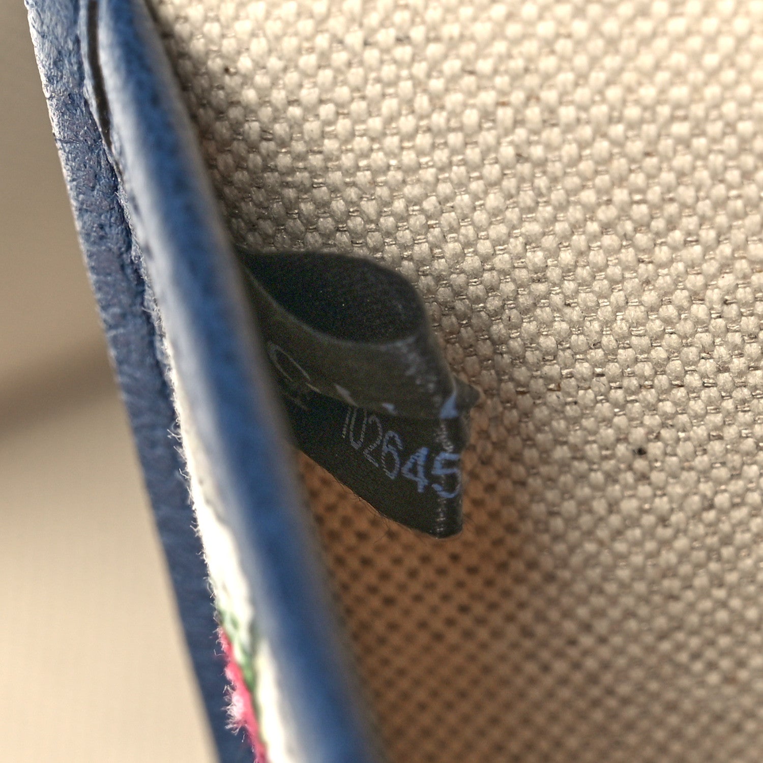 Gucci Canvas Large Flora Tote Navy Multicolor 7 of 10