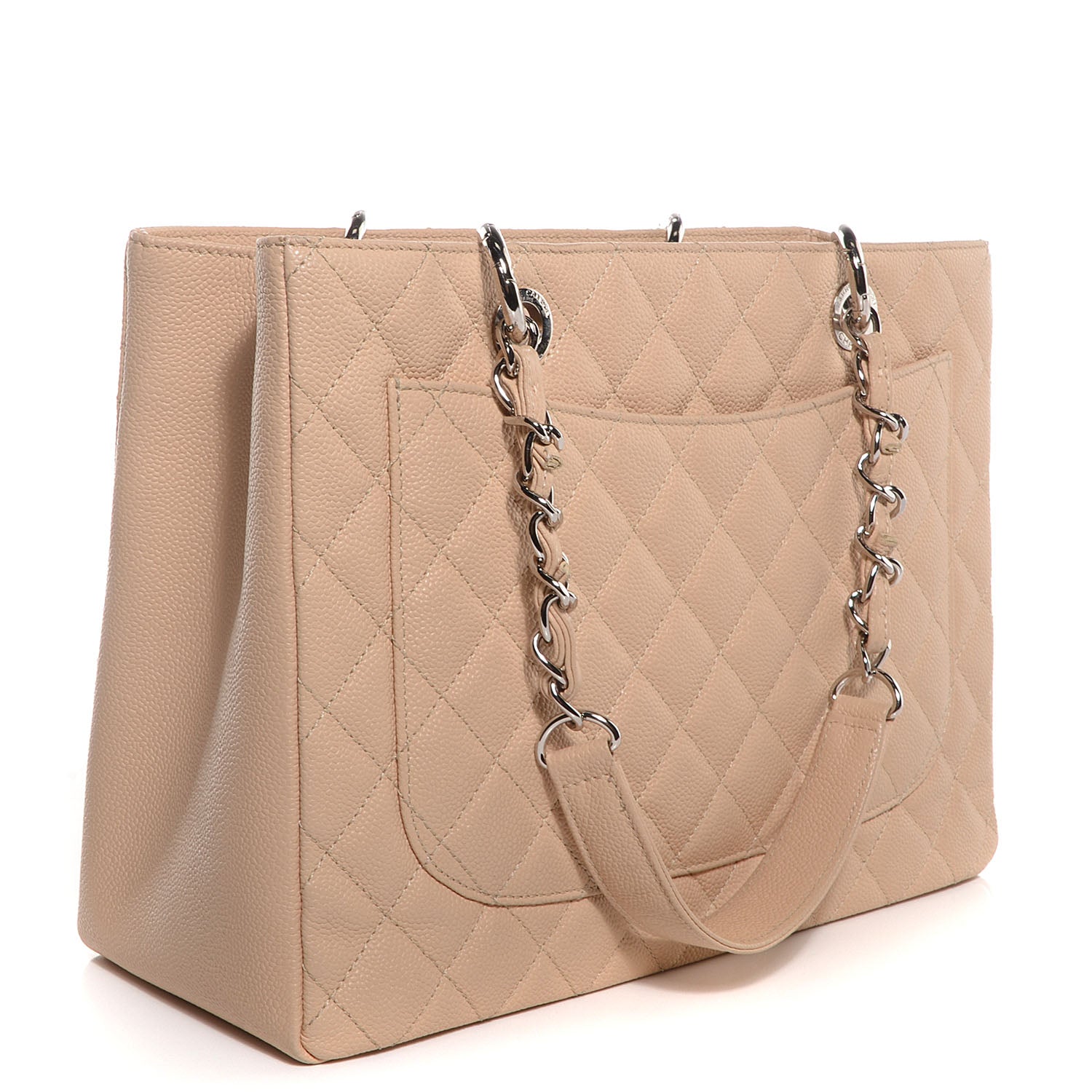 Chanel Caviar Grand Shopping Tote GST Beige Clair 3 of 8
