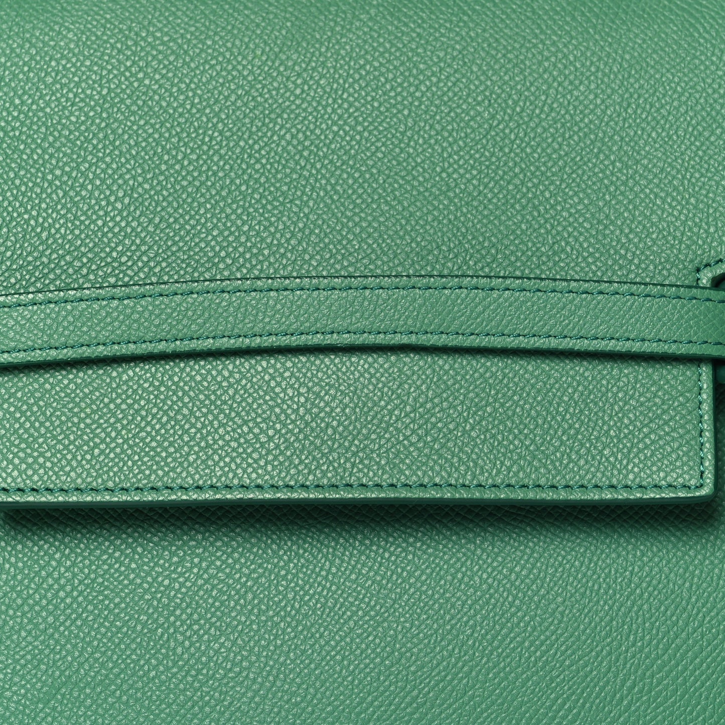 Grained Calfskin Micro Belt Bag Pop Green
