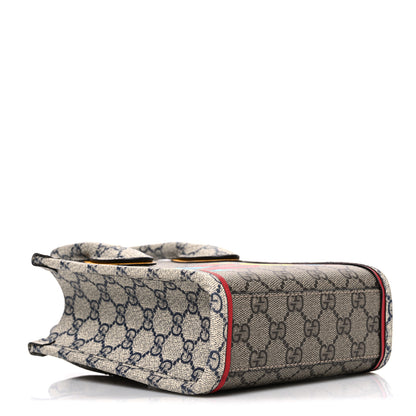 Gucci GG Supreme Monogram Exquisite Mini Vertical Tote Beige Ebony Blue Crop Live Red 4 of 10