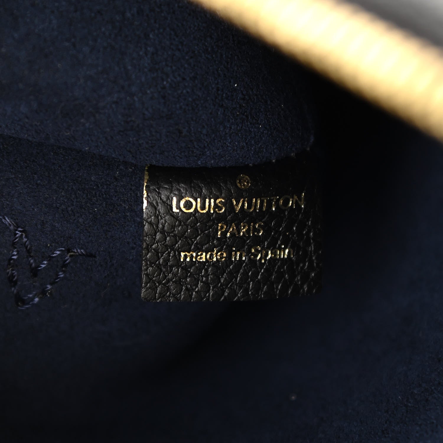 Louis Vuitton Empreinte Monogram Giant Neverfull MM Pochette Black 7 of 10