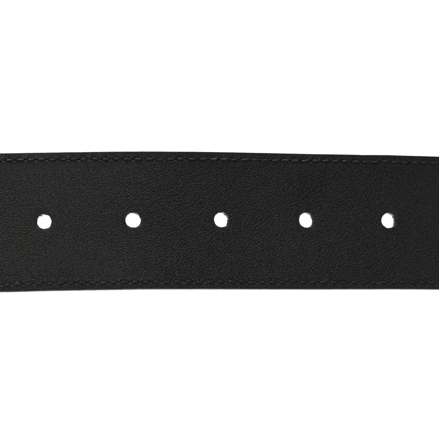 Textured Dollar Calfskin 40mm Belt 95 38 Black