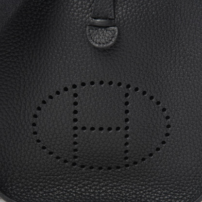 Hermes Taurillon Clemence Evelyne TPM Black 8 of 11